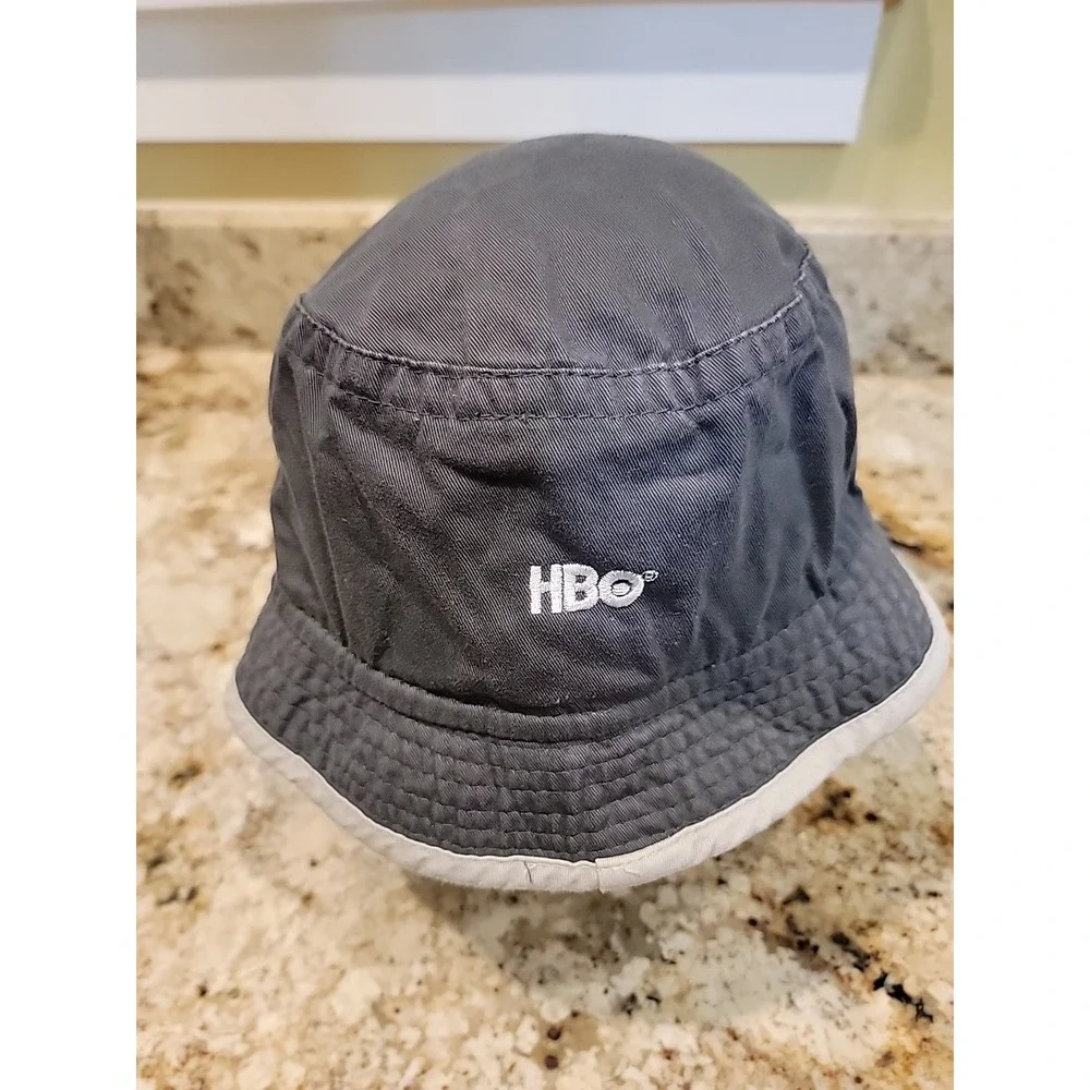 VTG 90's Sex And The City HBO PROMO Bucket  Beach Hat Dark Gray Original Series